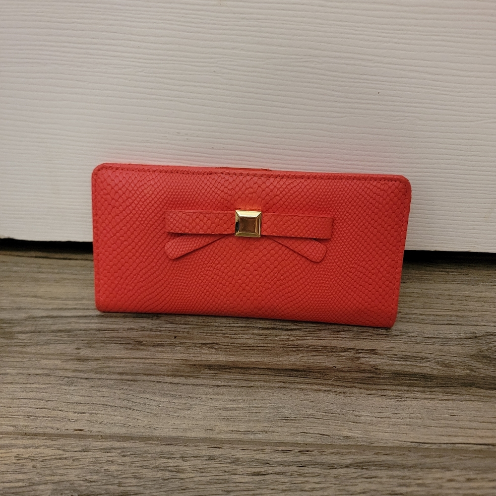 Bright Coral Wallet